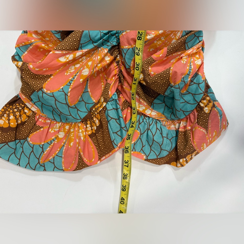 NWT Cleobella Tiana Ruched Mini Dress in Riviera Print - Picture 14 of 14